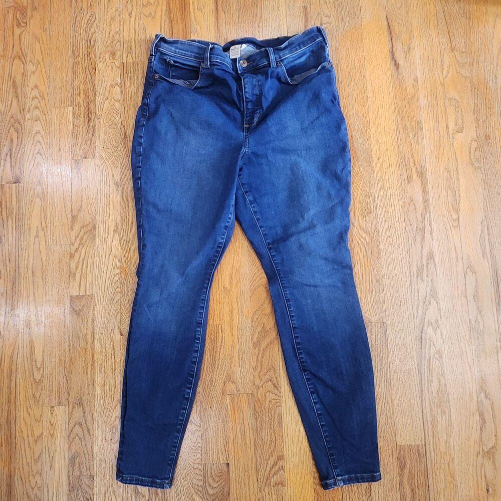 Duluth Trading Womens Jeans Size 14R Asset Management High Rise Skinny - Picture 2 of 6